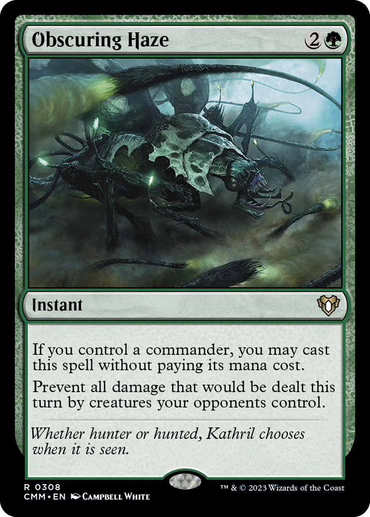 Obscuring Haze (CMM-308) [Commander Masters] MTG Single Wizards of the Coast