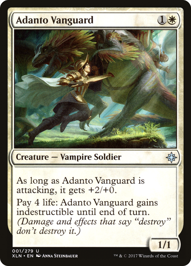 Adanto Vanguard (XLN-001) [Ixalan] MTG Single Wizards of the Coast