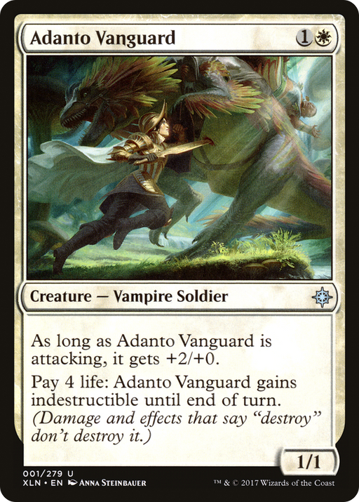 Adanto Vanguard (XLN-001) [Ixalan] Foil MTG Single Wizards of the Coast