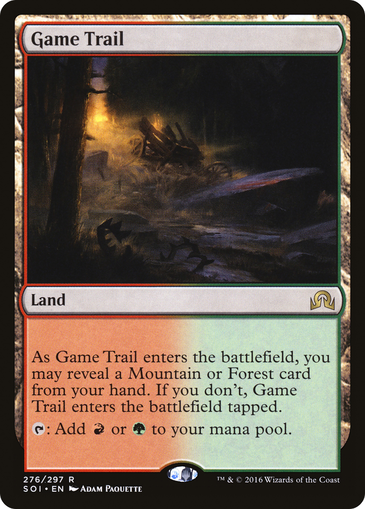 Game Trail (SOI-276) [Shadows over Innistrad] Foil MTG Single Wizards of the Coast