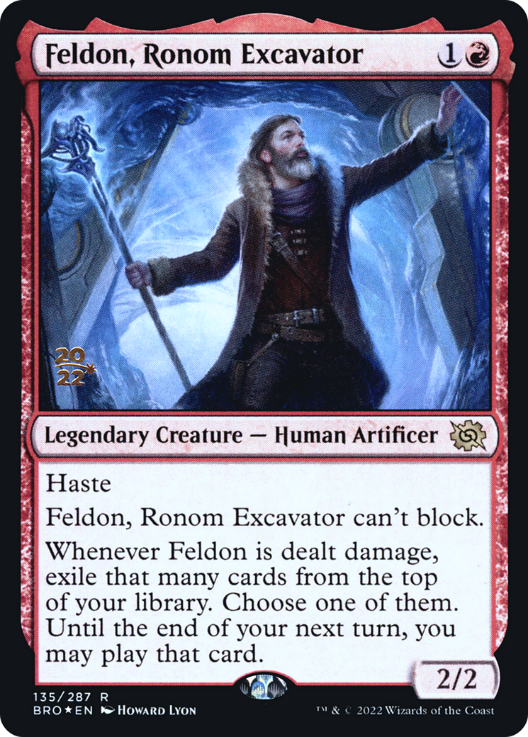 Feldon, Ronom Excavator (PRE-135) [The Brothers' War Promos] Foil MTG Single Wizards of the Coast