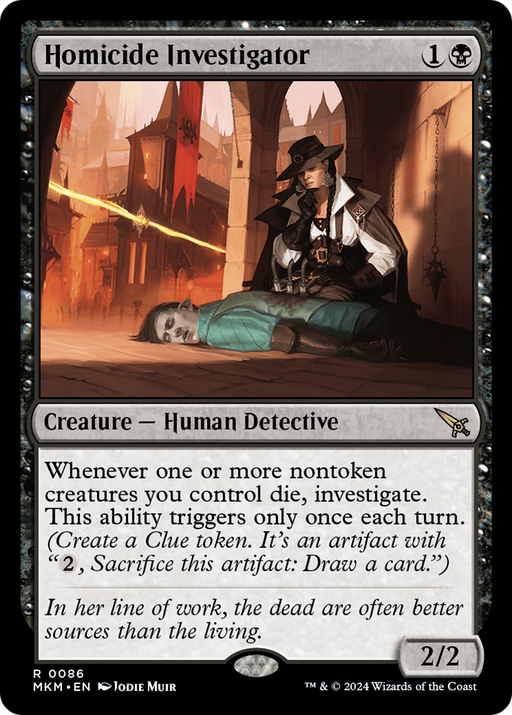 Homicide Investigator (MKM-086) [Murders at Karlov Manor] Foil MTG Single Murders at Karlov Manor