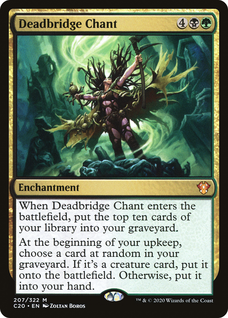 Deadbridge Chant (C20-207) [Commander 2020] MTG Single Wizards of the Coast