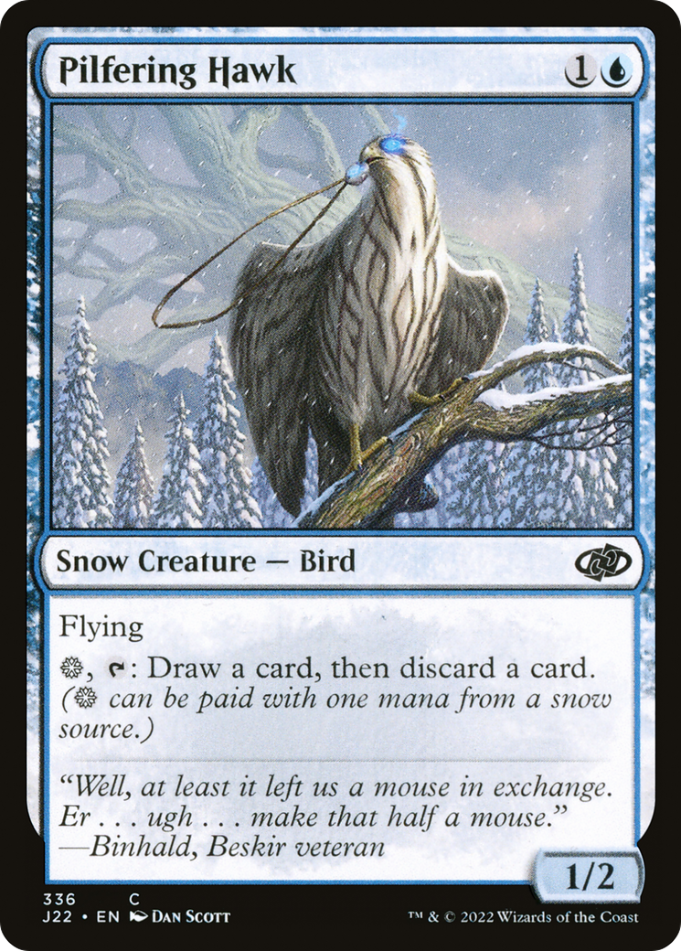 Pilfering Hawk (J22-336) [Jumpstart 2022] MTG Single Wizards of the Coast