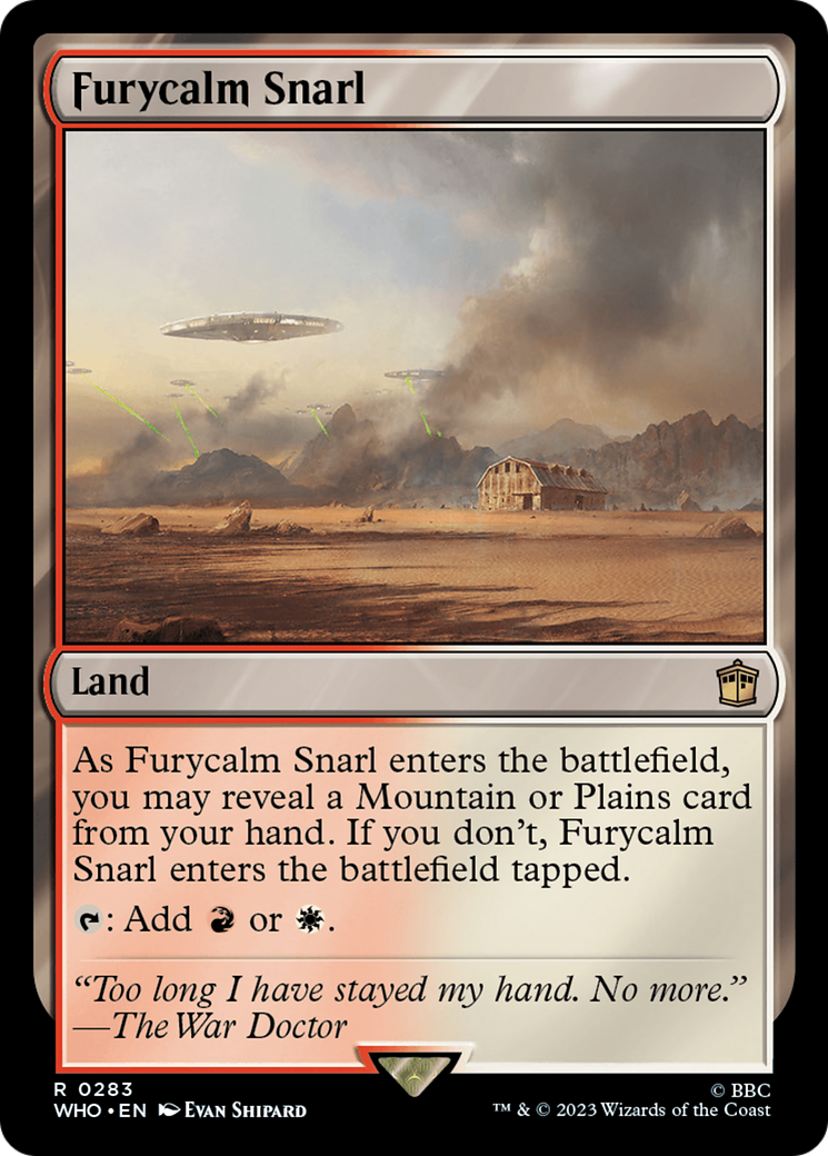 Furycalm Snarl (WHO-283) [Doctor Who] MTG Single Wizards of the Coast