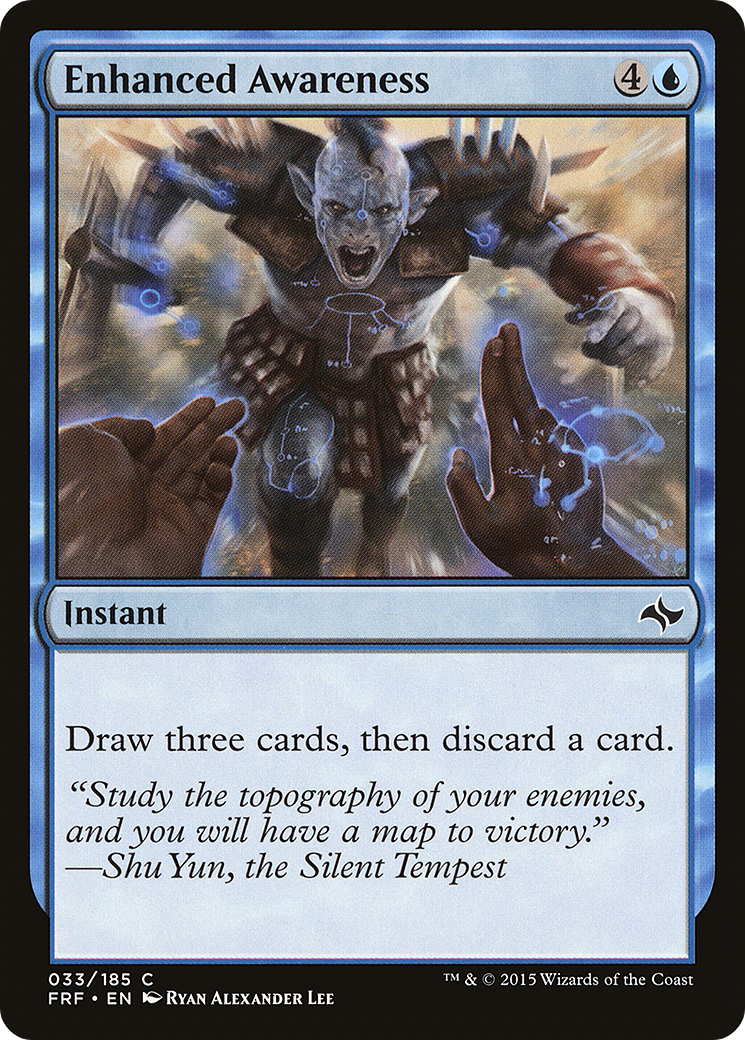 Enhanced Awareness (FRF-033) [Fate Reforged] Foil MTG Single Wizards of the Coast