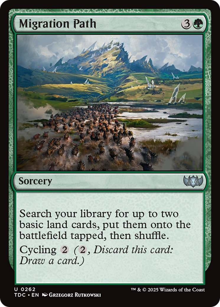 Migration Path (TDC-262) [Commander: Tarkir: Dragonstorm] MTG Single Wizards of the Coast