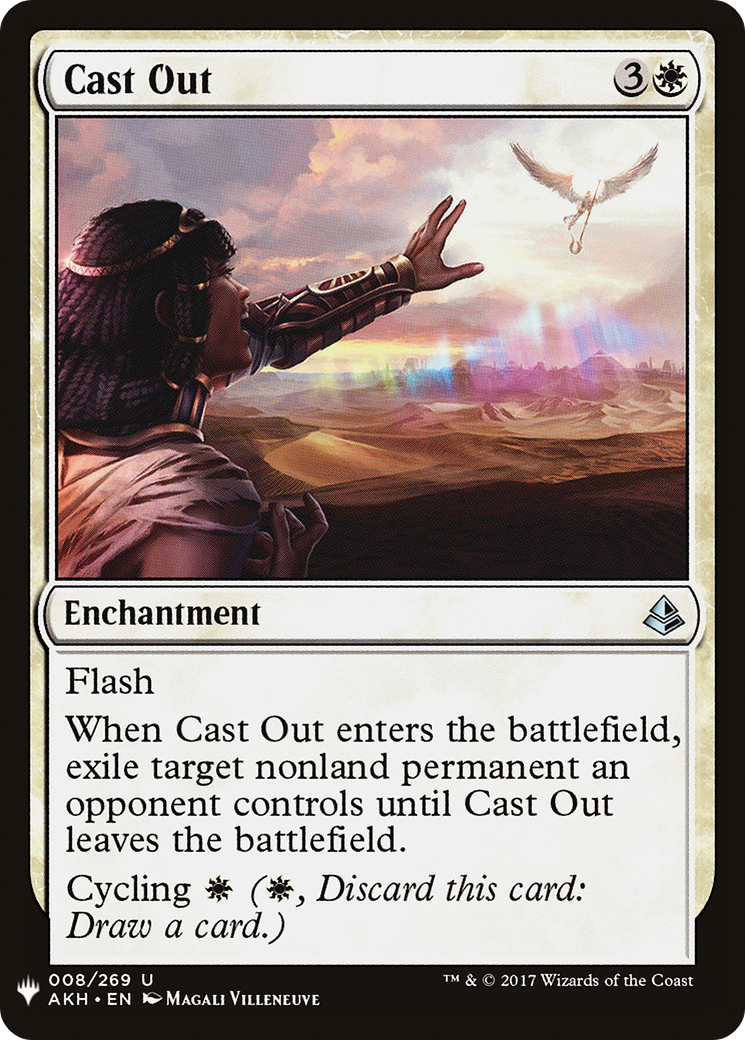 Cast Out (LIST-AKH-8) [Mystery Booster] The List MTG Single Wizards of the Coast