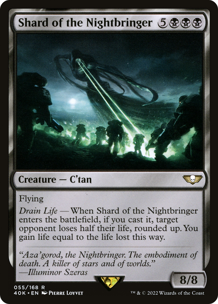 Shard of the Nightbringer (40K-055) [Warhammer 40,000 Commander] MTG Single Wizards of the Coast