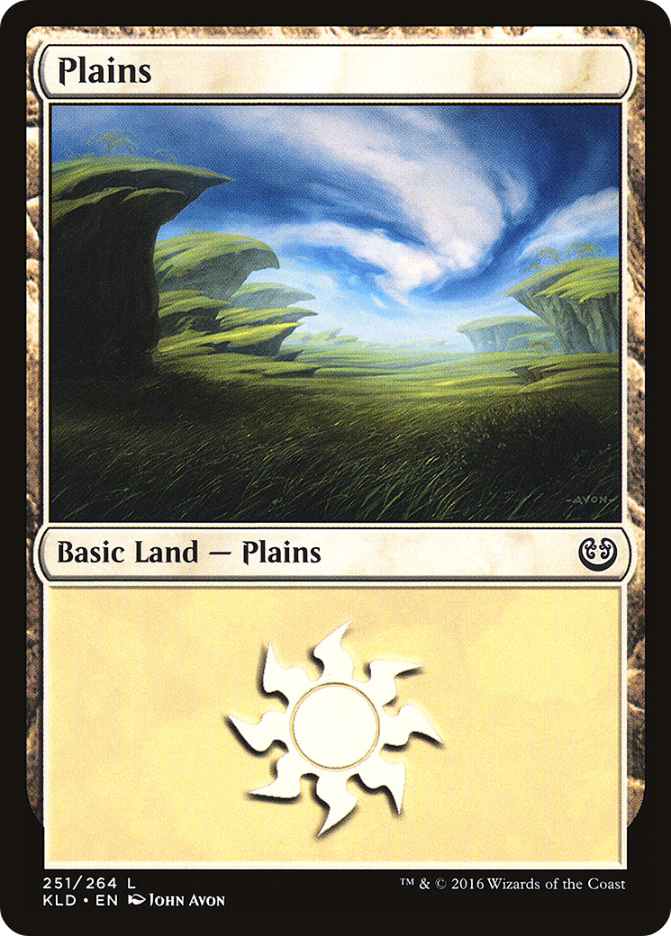 Plains (KLD-251) [Kaladesh] Foil MTG Single Wizards of the Coast