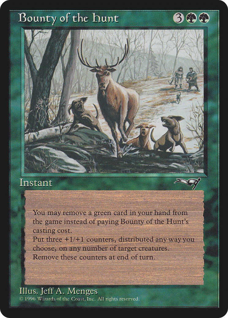 Bounty of the Hunt (ALL-085) [Alliances] MTG Single Magic: The Gathering