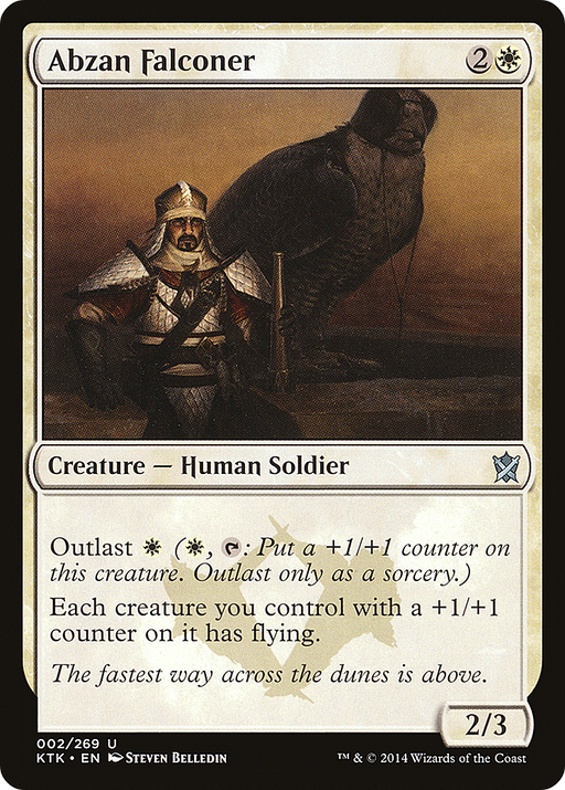 Abzan Falconer (KTK-002) [Khans of Tarkir] MTG Single Wizards of the Coast