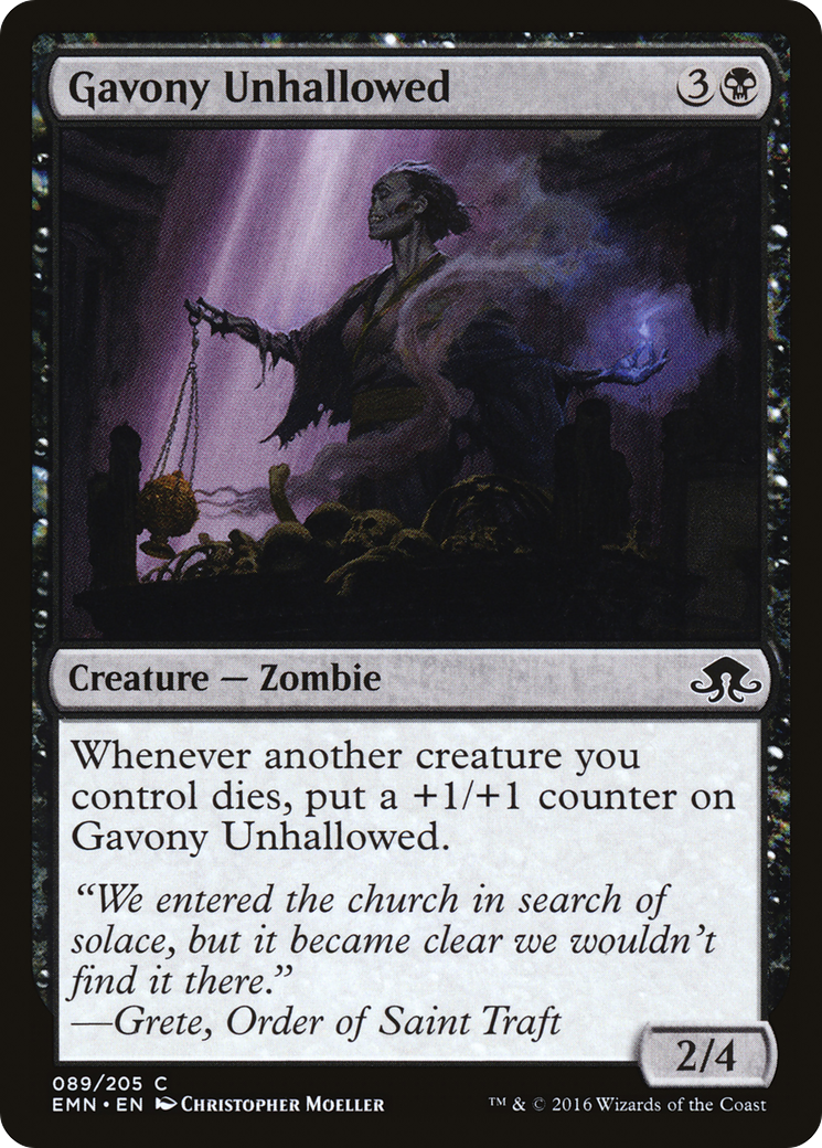 Gavony Unhallowed (EMN-089) [Eldritch Moon] Foil MTG Single Wizards of the Coast