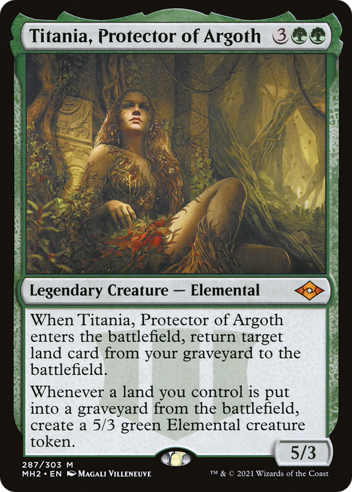 Titania, Protector of Argoth (MH2-287) [Modern Horizons 2] Foil MTG Single Wizards of the Coast