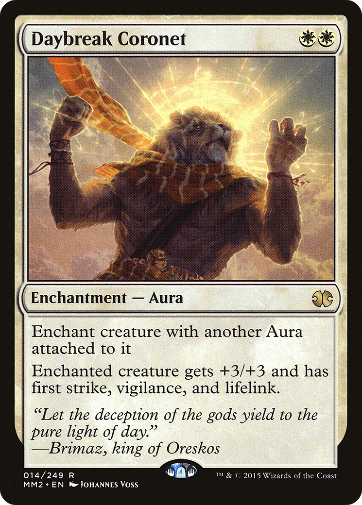 Daybreak Coronet (MM2-014) [Modern Masters 2015] MTG Single Wizards of the Coast