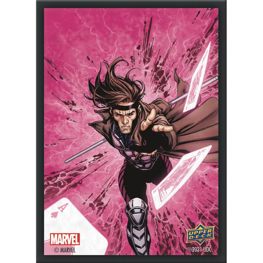 Marvel: Matte Art Sleeves - Gambit 65Ct Card Sleeves Upper Deck Entertainment