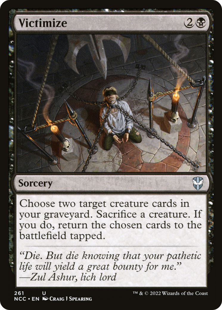 Victimize (NCC-261) [New Capenna Commander] MTG Single Wizards of the Coast