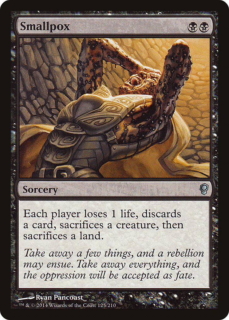Smallpox (CNS-125) [Conspiracy] Foil MTG Single Wizards of the Coast