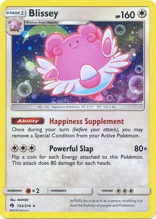 Blissey - 153/214 (Cosmos Holo) Holofoil [Misc: Cards & Products] Pokemon Single Pokémon