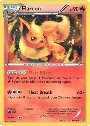 Flareon - 13/98 (Cosmos Holo) Holofoil [Misc: Cards & Products] Pokemon Single Pokémon