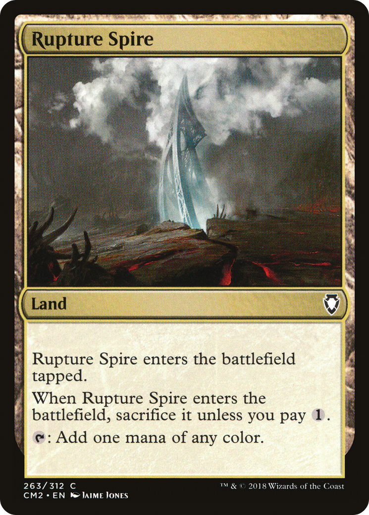Rupture Spire (CM2-263) [Commander Anthology Volume II] MTG Single Wizards of the Coast