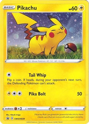 Pikachu - SWSH039 (SWSH039/307) Holofoil [Promos: SWSH Promo Cards] Pokemon Single Pokémon