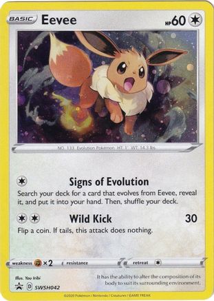 Eevee - SWSH042 (SWSH042/307) Holofoil [Promos: SWSH Promo Cards] Pokemon Single Pokémon