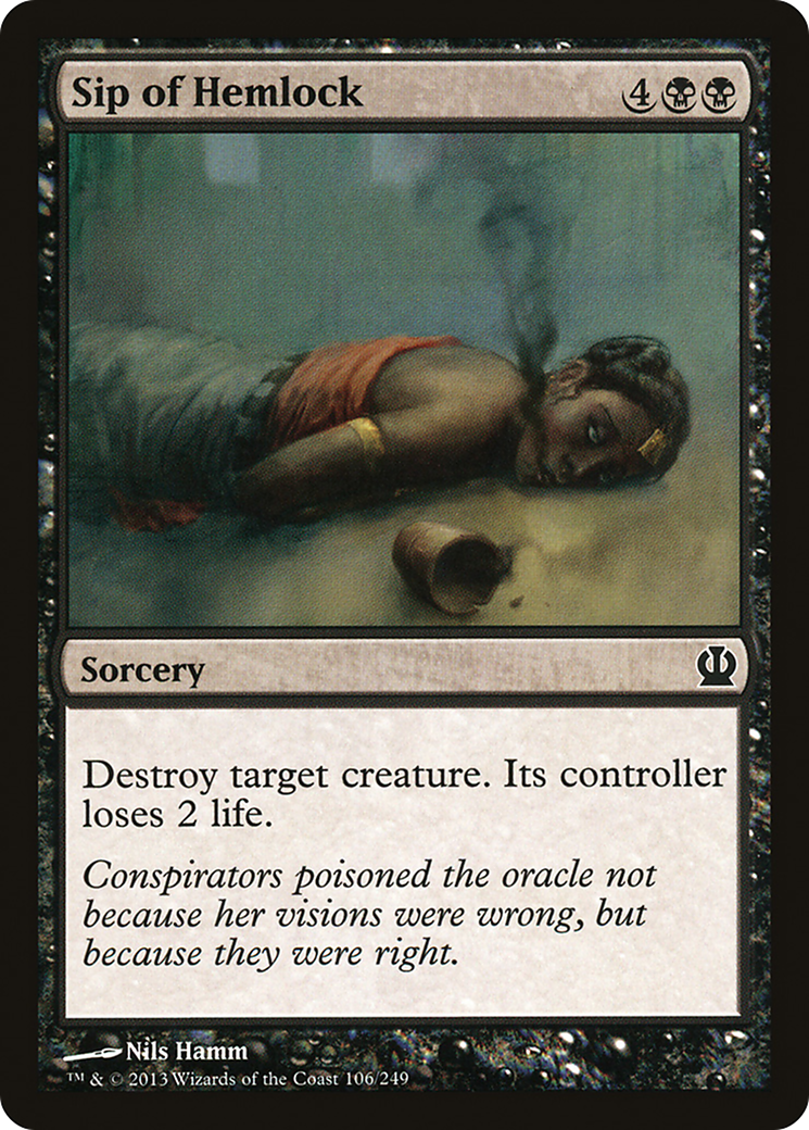 Sip of Hemlock (THS-106) [Theros] MTG Single Wizards of the Coast