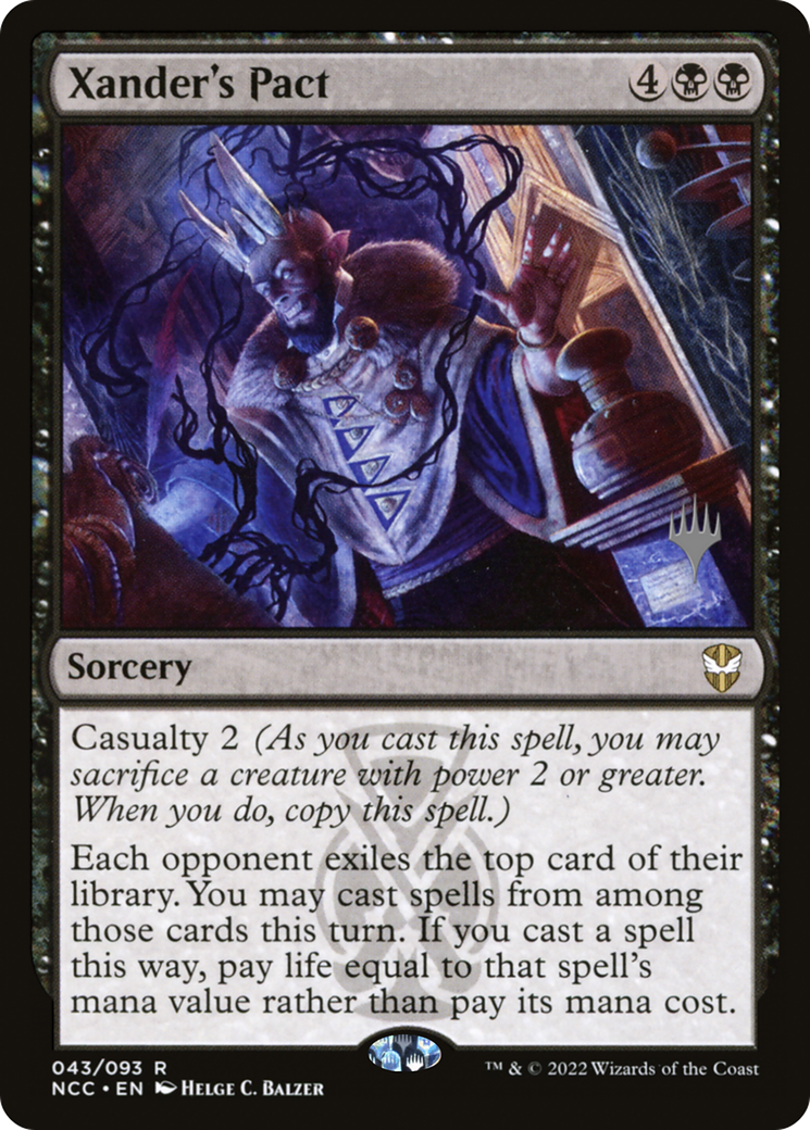 Xander's Pact (PPSNC-43P) [New Capenna Commander Promos] Foil MTG Single Wizards of the Coast