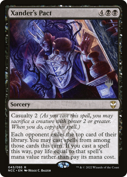 Xander's Pact (PPSNC-43P) [New Capenna Commander Promos] Foil MTG Single Wizards of the Coast