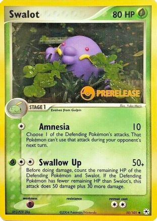 Swalot - 50/101 (Prerelease) () [Promos: Nintendo Promos] Pokemon Single Pokémon