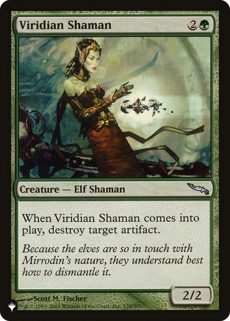 Viridian Shaman (LIST-MRD-139) [Mystery Booster] The List MTG Single Wizards of the Coast