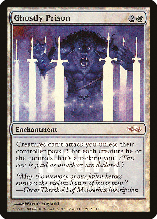 Ghostly Prison (FNM-002) [Misc] Friday Night Magic 2010 Foil MTG Single Wizards of the Coast