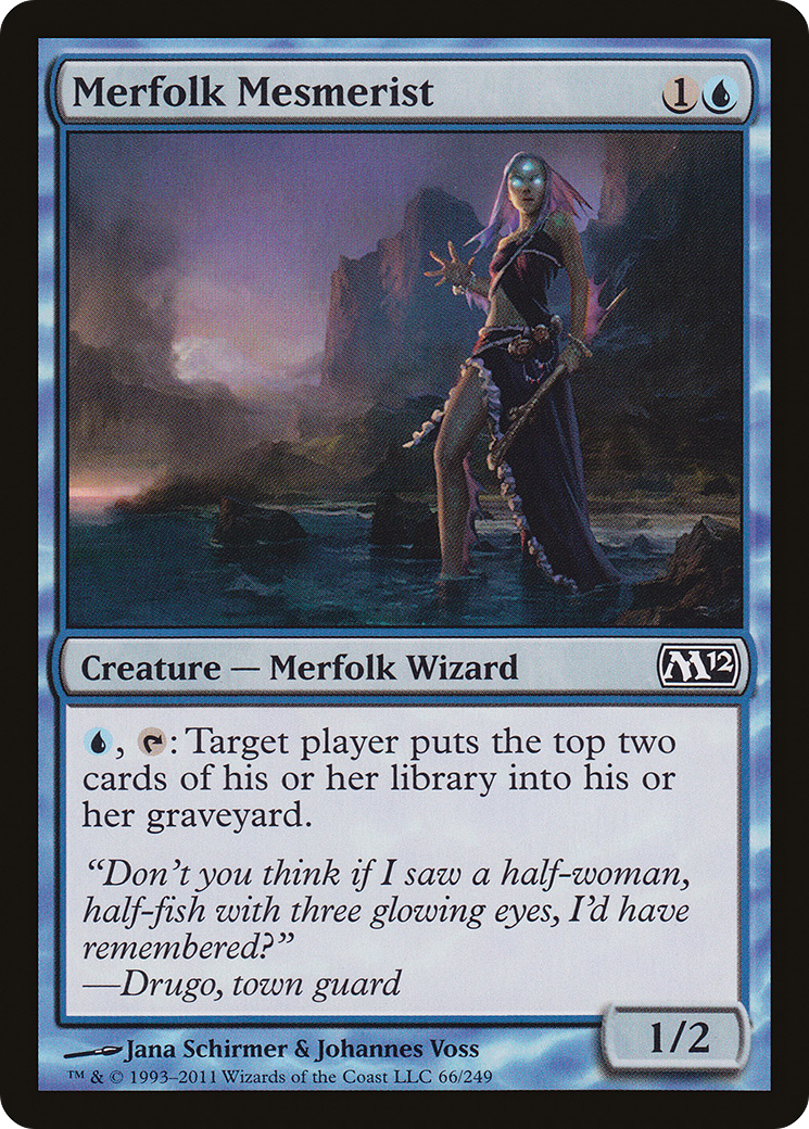 Merfolk Mesmerist (M12-066) [Magic 2012] Foil MTG Single Wizards of the Coast