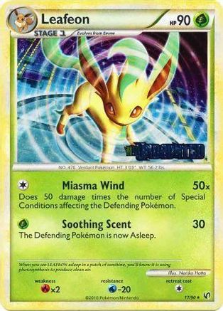 Leafeon 17/90 (Prerelease) () Holofoil [Promos: HGSS Promos] Pokemon Single Pokémon