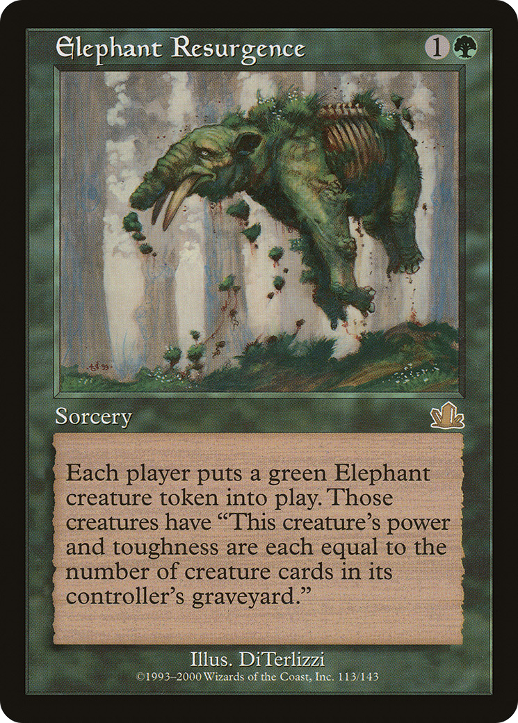 Elephant Resurgence (PCY-113) [Prophecy] MTG Single Wizards of the Coast