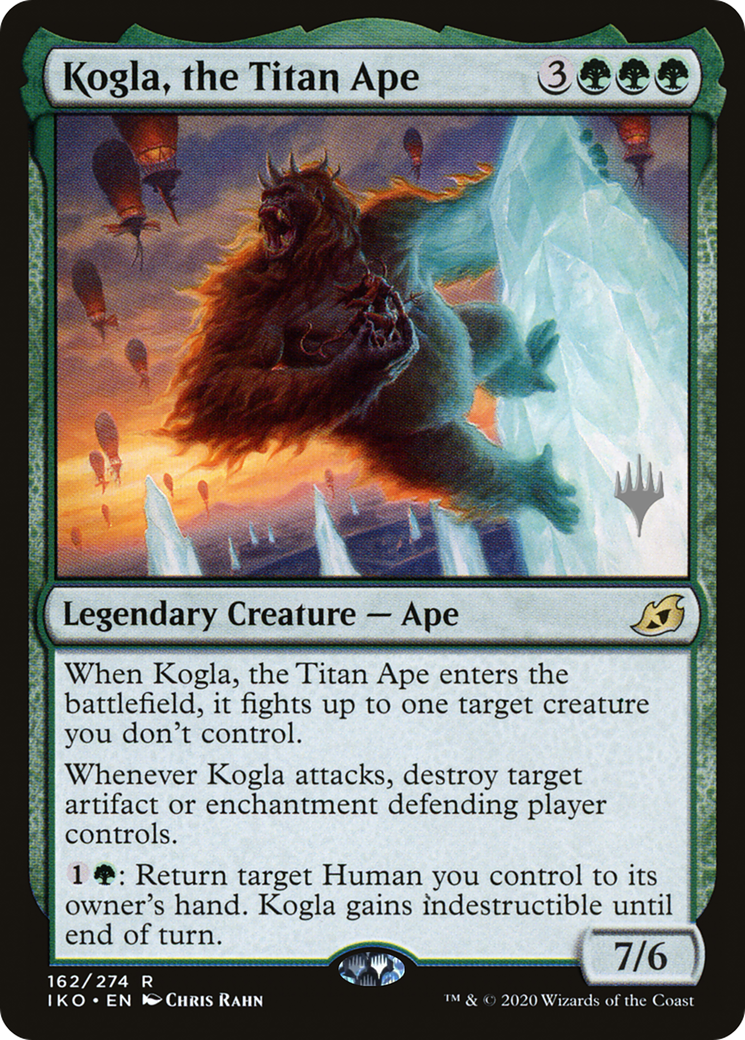 Kogla, the Titan Ape (PPIKO-162) [Ikoria: Lair of Behemoths Promos] Foil MTG Single Wizards of the Coast