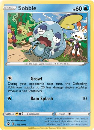 Sobble SWSH073/307 Holofoil [Promos: SWSH Promo Cards] Pokemon Single Pokémon