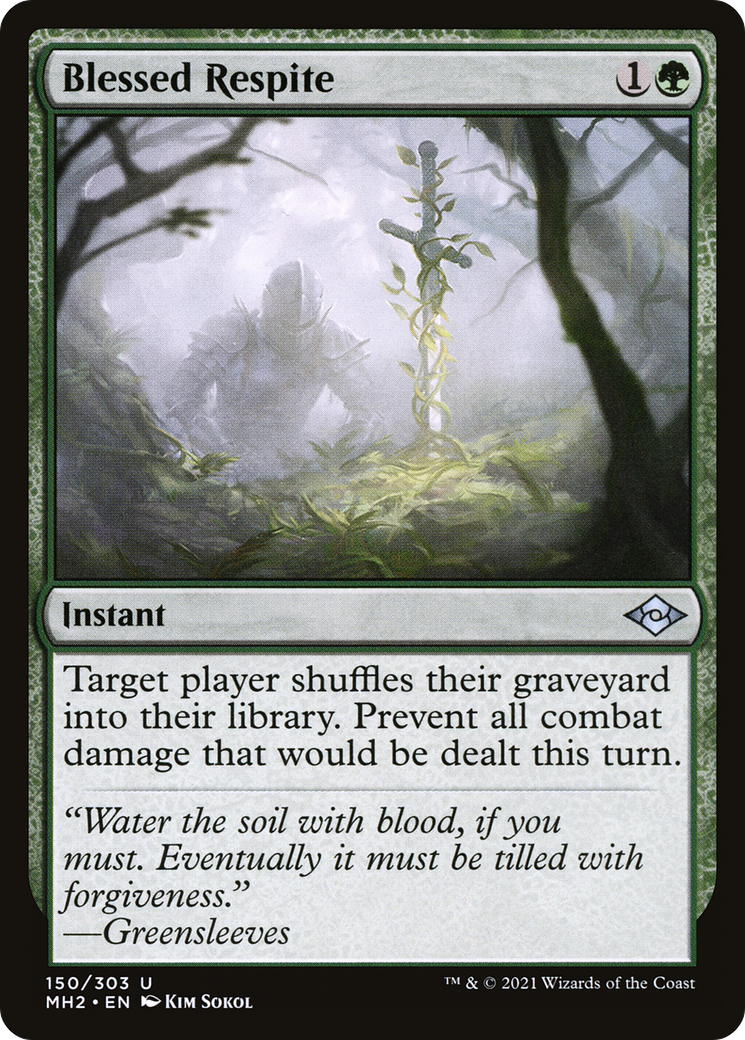Blessed Respite (MH2-150) [Modern Horizons 2] MTG Single Wizards of the Coast