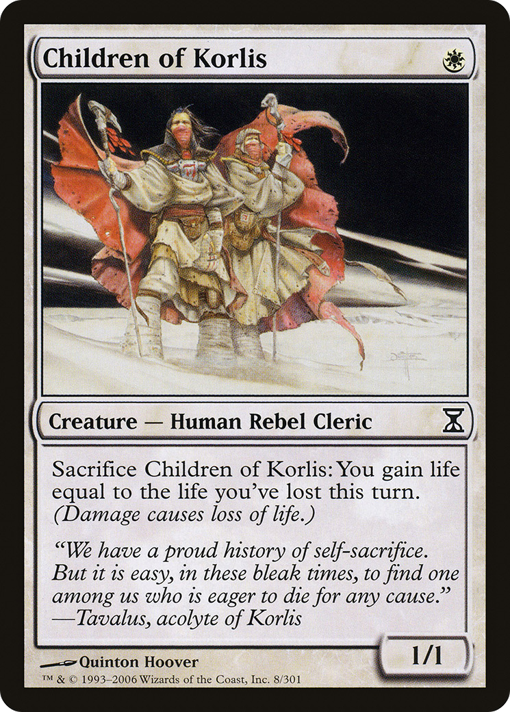Children of Korlis (TSP-008) [Time Spiral] MTG Single Wizards of the Coast