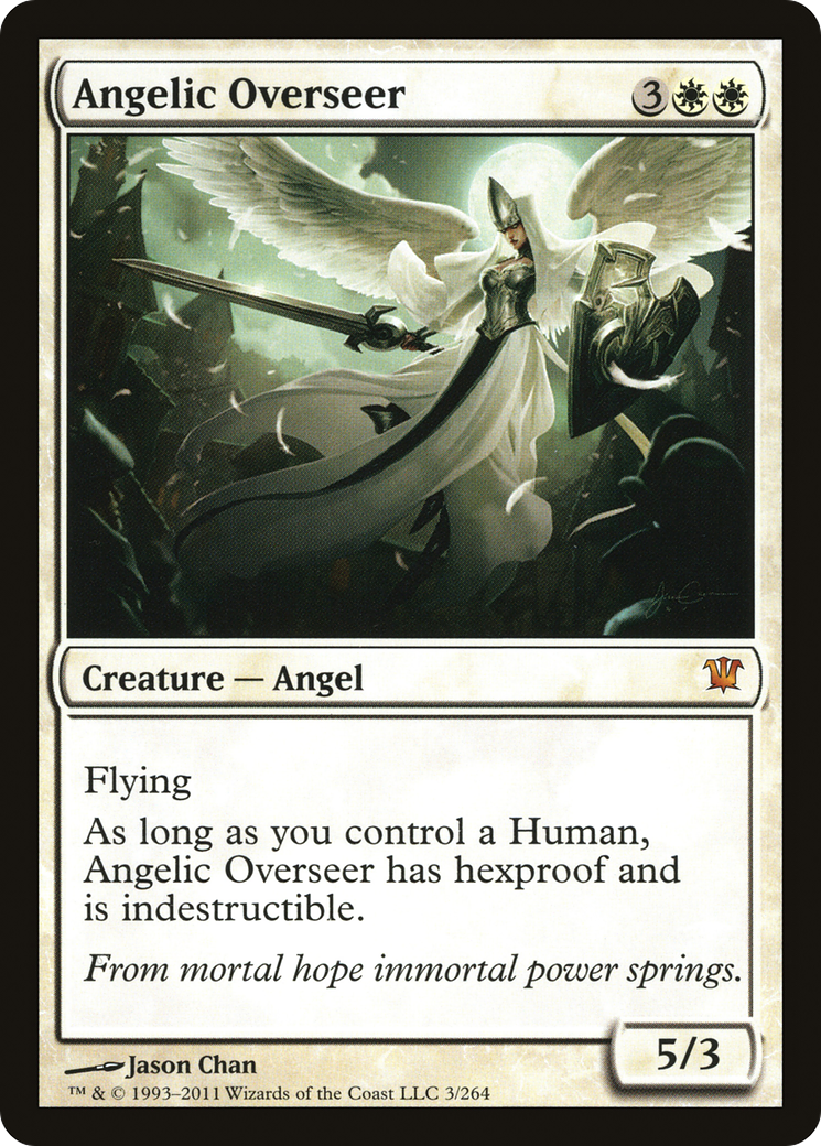 Angelic Overseer (ISD-003) [Innistrad] MTG Single Wizards of the Coast