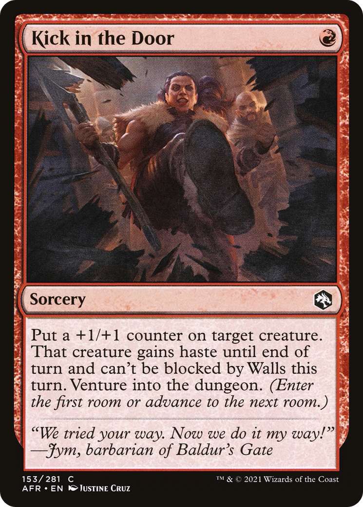Kick in the Door (AFR-153) [Adventures in the Forgotten Realms] MTG Single Wizards of the Coast