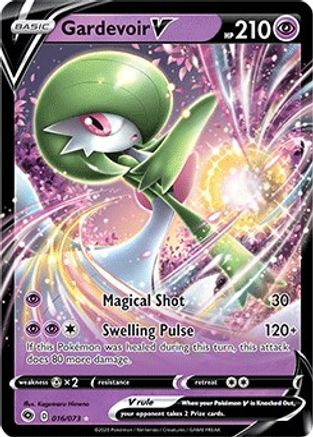 Gardevoir V 16/73 Holofoil [SWSH: Champions Path] Pokemon Single Pokémon