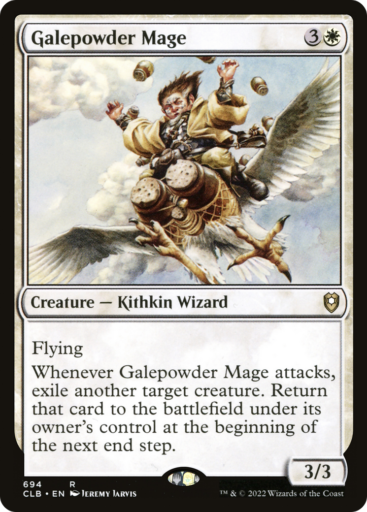 Galepowder Mage (CLB-694) [Commander Legends: Battle for Baldur's Gate] MTG Single Wizards of the Coast