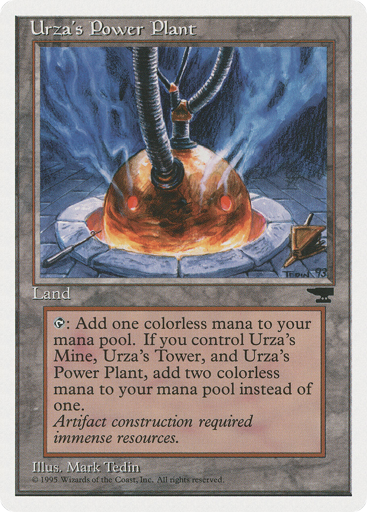 Urza's Power Plant (CHR-115D) [Chronicles] MTG Single Wizards of the Coast