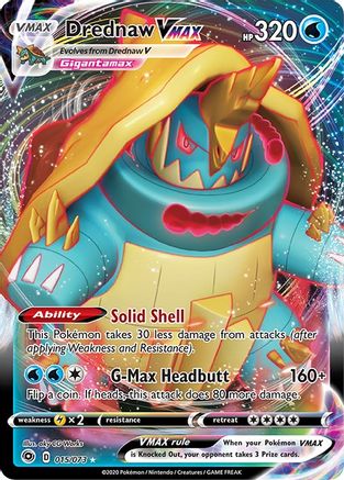Drednaw VMAX (15/73) Holofoil [SWSH: Champions Path] Pokemon Single Pokémon