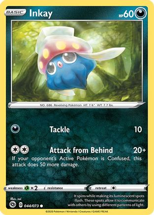 Inkay (44/73) Reverse Holofoil [SWSH: Champions Path] Pokemon Single Pokémon