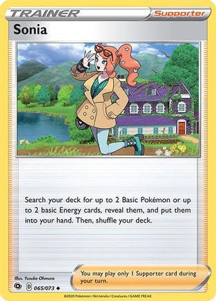 Sonia (65/73) Reverse Holofoil [SWSH: Champions Path] Pokemon Single Pokémon