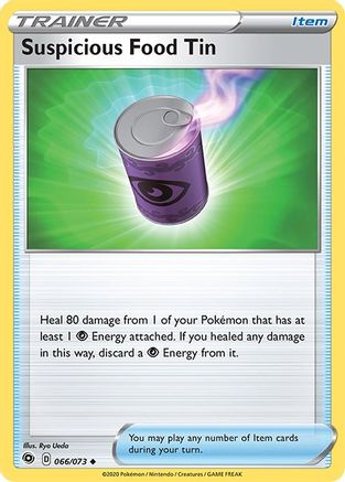 Suspicious Food Tin (66/73) Reverse Holofoil [SWSH: Champions Path] Pokemon Single Pokémon
