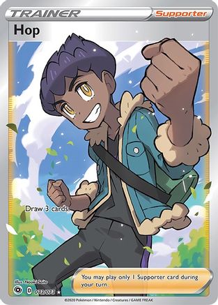 Hop (Full Art) (73/73) Holofoil [SWSH: Champions Path] Pokemon Single Pokémon